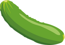Cucumber. Green cucumber illustration.
